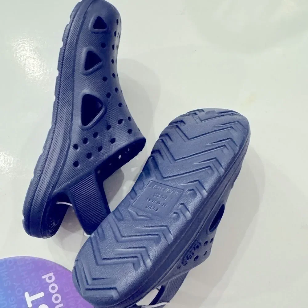 Totes Sol Bounce Toddler Clogs, Toddler Boy's,, Size: 7-8T, Blue washable shoes